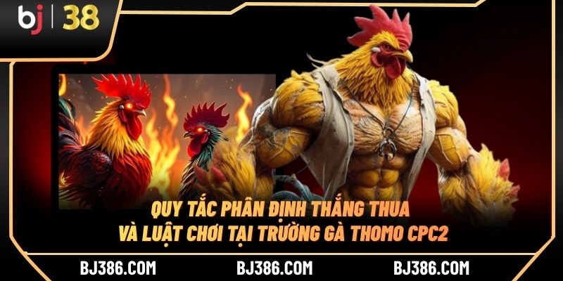 Quy tắc phân định thắng thua và luật chơi tại trường gà Thomo CPC2