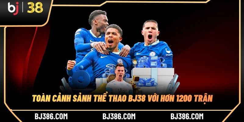 Toàn cảnh sảnh thể thao BJ38 với hơn 1200 trận